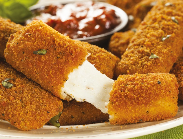 breaded halloumi
