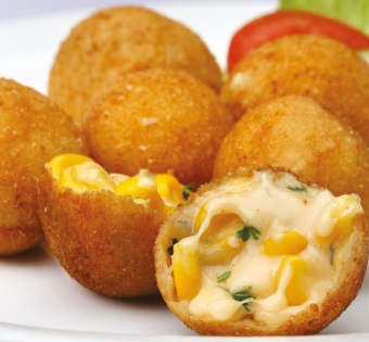 Corn Mozzarella Ball
